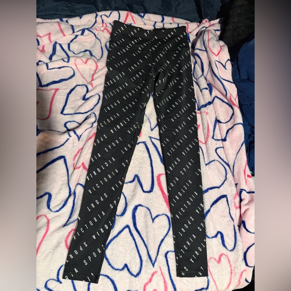 Victoria's Secret Black and White Patterned Leggings